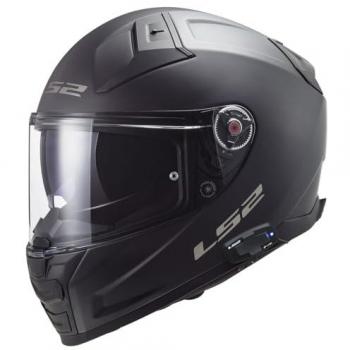 Casco Integral LS2 FF811 Vector II Negro Mate con Intercomunicador 4X, Talla M
