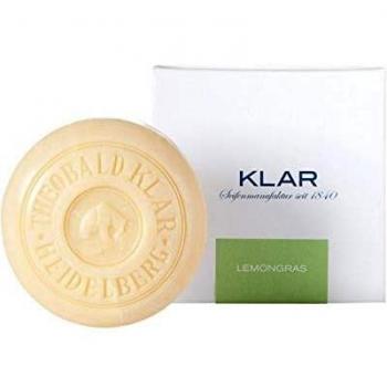 Klar Lemongrass Soap 150g - Unisex, Palm Oil Free, Certified Cosmos, Suitable for Normal Skin