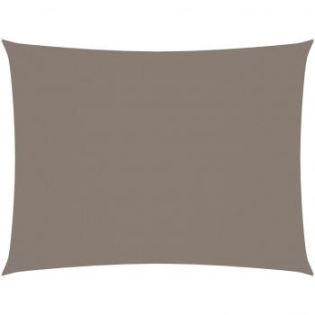 Parasol de techo gris mole Oxford rectangular 3x4,5 m
