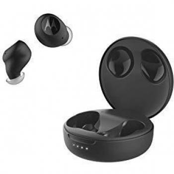 Motorola Lifestyle VerveBuds 250 - Auriculares Bluetooth True Wireless - Portátil, Cargador inalámbrico - 18 h - IPX5 Waterproof - Control táctil - Compatible con Alexa, Siri, Google - 54 x 54 x 28