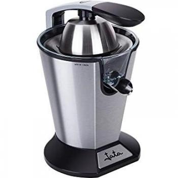Jata JEEX1045- Exprimidor eléctrico de brazo con dos conos. Cuerpo, filtro y vertedor de acero inoxidable