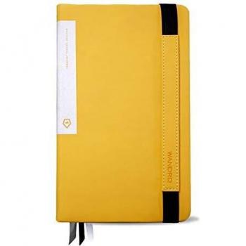 Diario de Viaje Wandrd Amarillo con Bloque y Peso