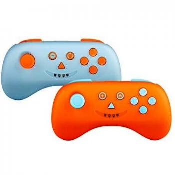 Controlador Inalámbrico Bluetooth Snakebyte Multi:Playcon Azul y Naranja para Nintendo Switch y Switch Lite con Función de Vibración y Baterías Recargables
