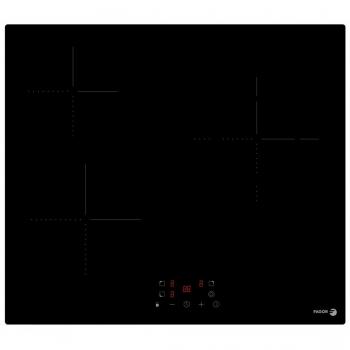Placa Vitrocerámica Fagor FAV3536 - 3 Zonas de Cocción HiLight - Negro - 56 cm x 49 cm