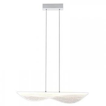 Lámpara colgante LED Bianca 40W, luz cálida 3000K, 2450 lm, acrílico, diámetro 73.5 cm, garantía de 3 años