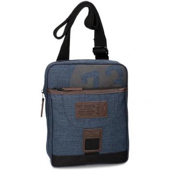 Pepe Jeans Worn 73 Bolso Bandolera, 4 Litros, Color Azul