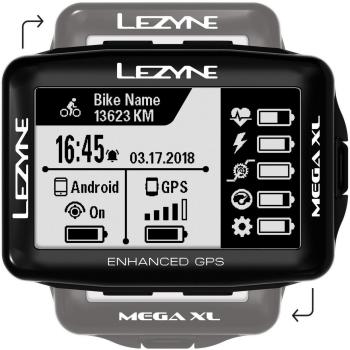 Lezyne MEGA XL Bicycle Black GPS tracker