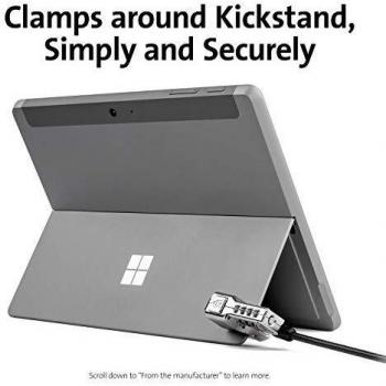 Kensington Candado de Combinación para Surface Pro y Surface Go - Candado de Combinación para Microsoft Surface Pro & Go, Bloqueo No Invasivo