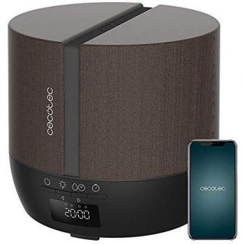 Cecotec Difusor de aromas PureAroma 550 Connected Black Woody. Capacidad 500ml, Pantalla LED, Altavoz, Control por bluetooth, App, Temporizador 12h, 3 Modos de funcionamiento, Cobertura 30m2