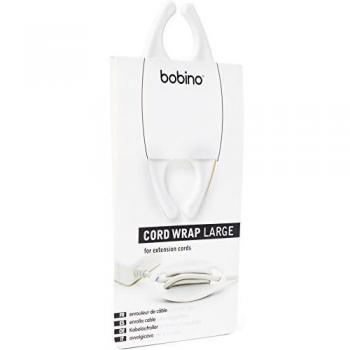 Enrollador de cable blanco Bobino L