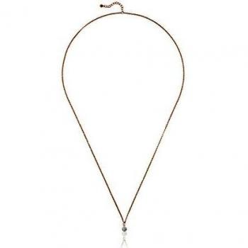 Collar Folli Follie Mujer 3N0T007RC - Baño de Metales - Circonita - 80cm + 5cm Extensión