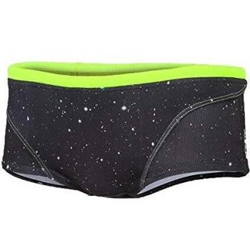 Bañador Bóxer Shorts Zone3 Cosmic negro amarillo fluor