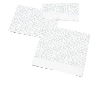 Juego de Sábanas Micuna Lili para Cuna 120x60 cm, 3 Piezas, Blanco/Azul