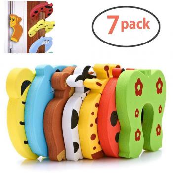 Meowoo Tope Clip Protector Dedos Seguridad Puerta Dedos Tapones De La Puerta De La Espuma Para La Seguridad Dedos De Los Niños Seguridad Pa Bebé