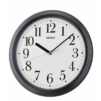 Reloj de Pared Seiko QXA787K en Elegante Diseño Negro y Blanco