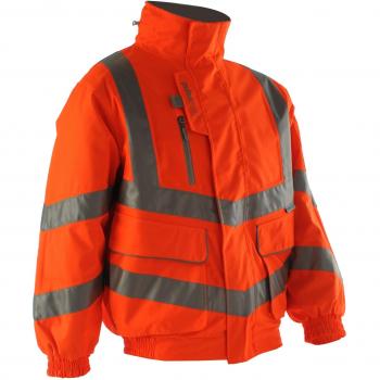 Pulsarail Unlined Bomber chaqueta, XXL, Hi-Viz Naranja