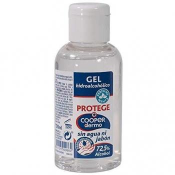 Cooper Protect Dermo, Gel Higienizante de Manos, Gel Hidroalcohólico, 72.5% de Alcohol, Sin Agua Ni Jabón, Aroma Menta, Protección para Toda Tu Familia, Contenido, 120g