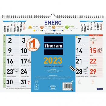 Calendario Pared 2023 L - 430x310 Mixto Finocam