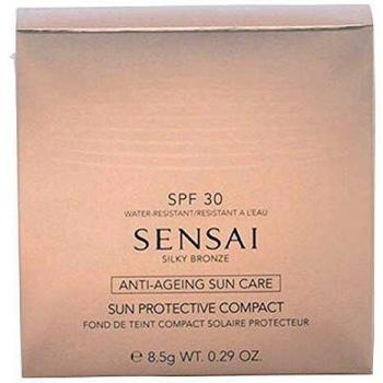 Compacto Protector Solar Sensai Silky Bronze SPF 30 SC02 Natural 8,5 g