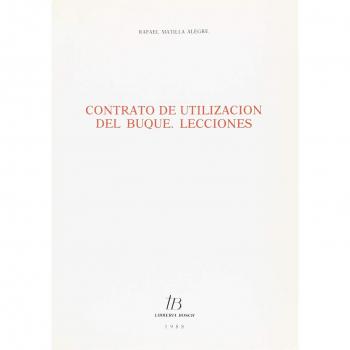 Contrato de utilización del buque.: Lecciones.