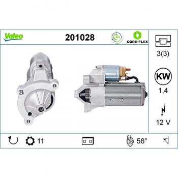 Motor de arranque VALEO 201028