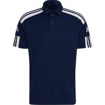 Polo de fútbol adidas Squadra 21 para hombre, de manga corta, diseño clásico, tejido ligero y transpirable, ideal para entrenamiento y uso casual