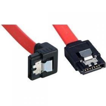 Lindy 0.2m Internal SATA Cable with Right Angle Connector, 6 Gb/s, Red