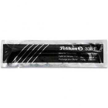 Pelikan 338 F – Recambio de bolígrafo, tinta negra, punta fina, paquete de 12