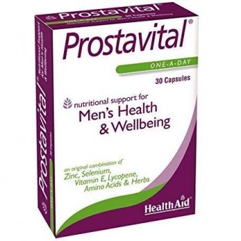 HealthAid Prostavital - Zinc, Selenium, Saw Palmetto - 30 Capsules