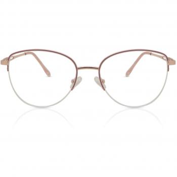 Cat Eye Full Rim Metal Women’s Prescription Glasses Online Gold Size 54 - Blue Light Block Available - SmartBuy Collection