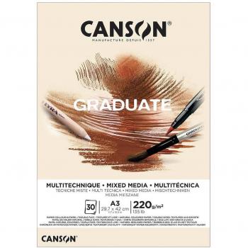 Cuaderno de dibujo profesional Canson Graduate A3