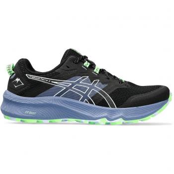 Zapatillas ASICS Trabuco Terra 2 Trail para Hombres - Negro y Azul Claro, Modelo 1011B607-002