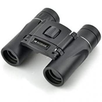 Kodak BCS200 Binocular Compacto 8x21mm, Campo de Visión 126m a 1000m, Color Negro
