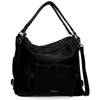 Bolso Hobo Pepe Jeans Braid Negro