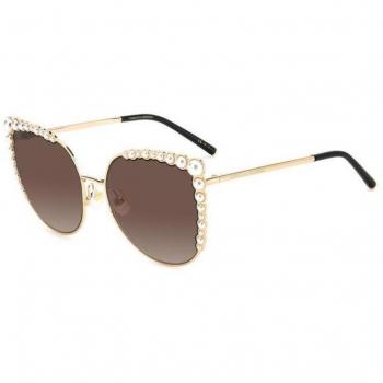 Carolina Herrera Women's Sunglasses Her 0076/S Rose Gold Brown Shaded 58MM