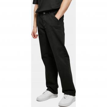 Urban Classics Black Canvas Chino Pants for Men