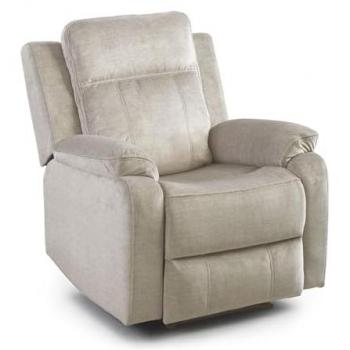 Sillón Relax Reimon Beige, reclinable de 3 posiciones con mecanismo de palanca