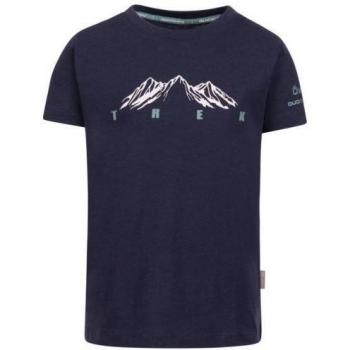 Camiseta Majestic Niños Trespass - 100% algodón, diseño ligero, transpirable, ideal para actividades al aire libre, disponible en varias tallas y colores