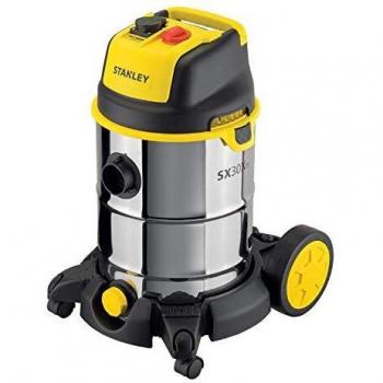 Stanley SXVC30XTDE Aspirador Multiuso de sólidos y líquidos con Toma para Herramientas eléctricas integrada