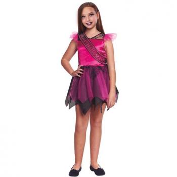 Disfraz de Miss Halloween para niña con sombrero y capa incluidos