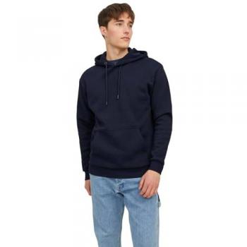 Jack & Jones Jjebradley Men's Relaxed Fit Hoodie Sweatshirt in Navy Blue, XS