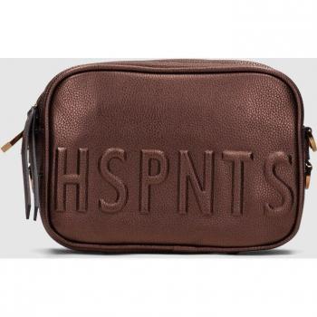Bandolera Hispanitas para Mujer con Logotipo en Color Beige