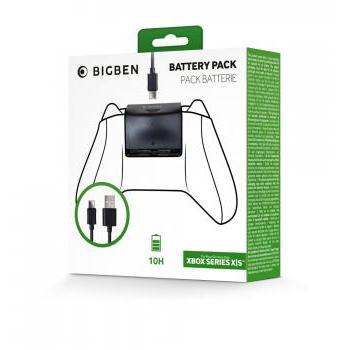 Nacon Bigben Pack Batería Recargable 100mAh para Mando de Xbox Series X y S con Cable USB-C de 3 metros, duración de 10 horas