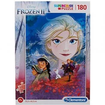 Clementoni- Disney Puzzle 180 Piezas Frozen 2, Color Multicolor.
