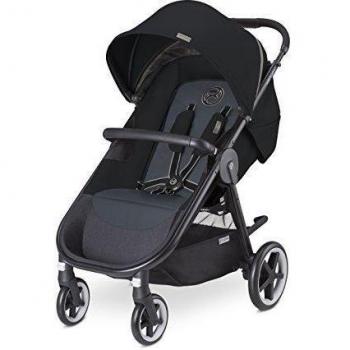 Cybex Agis M-Air 4 - Silla de paseo con capazo, desde el nacimiento hasta 17 kg, color gris oscuro