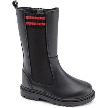Botas Niña Pablosky de Piel+Textil técnico Negro 414610