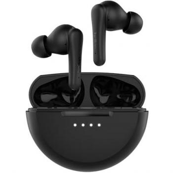 Belkin SoundForm Rhythm True Wireless In-Ear Headphones with Microphone, USB-C Fast Charging, 28H Battery Life, IPX5 Water Resistance - Black
