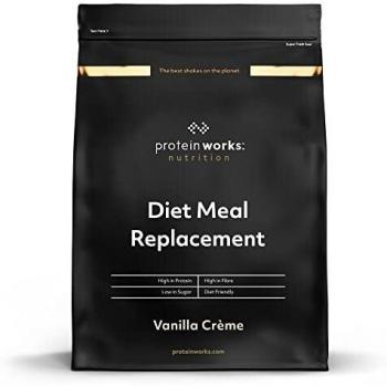THE PROTEIN WORKS Sustituto De Comida Dietético | Rico En Nutrientes | Vitaminas Potenciadoras Del Sistema Inmune | Asequible, Saludable & Rápida | Crema De Vainilla, 2000 g