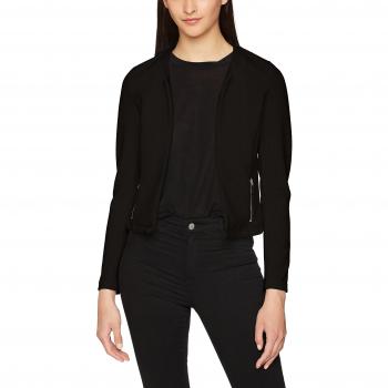VERO MODA Vmstruc-snow3 Blazer Dnm, Chaqueta de Traje para Mujer, Negro