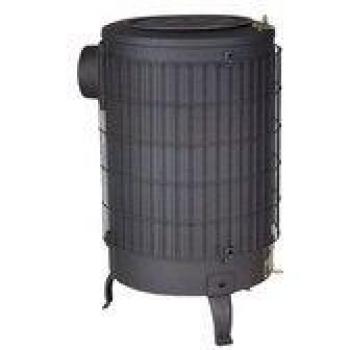 Theca Leña Económica Estufa, Metal, Negro, 14.5 KW